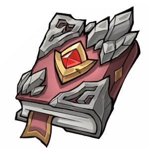 Ícone de relíquia de livro escrito em pedra